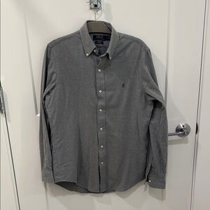 Ralph Lauren Gray Casual Button Down Shirt Small